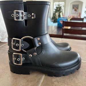 Jeffrey Campbell Black Winter & Rain Boots